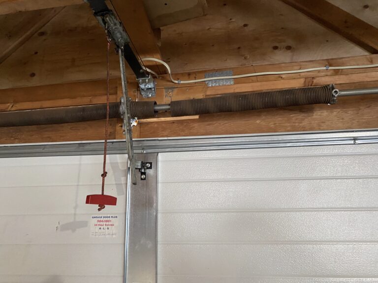 broken garage door torsion spring