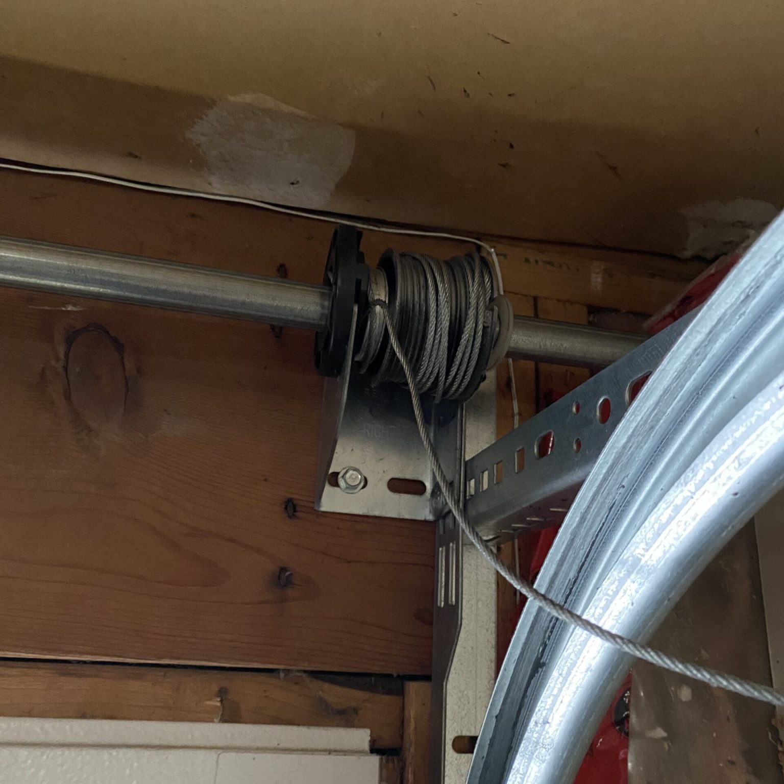 garage door cable garage door cable replacement